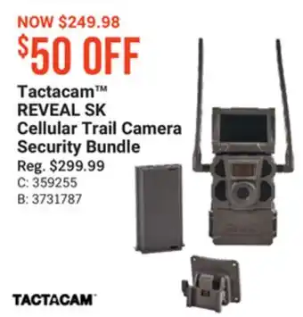 Bass Pro Tactacam reveal sk cellular trail camera security bundle offer