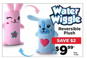 Showcase Water wiggle reversible plush offer
