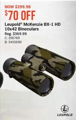 Bass Pro Leupold mckenzie bx-1 hd 10x42 binoculars offer