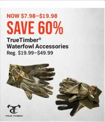 Bass Pro Truetimber waterfowl accessories offer