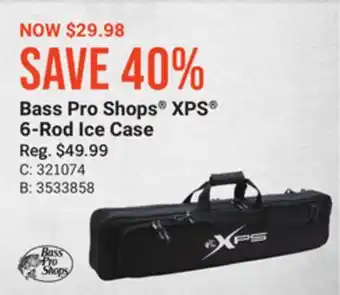 Bass Pro Bass pro shops xps 6-rod ice case offer