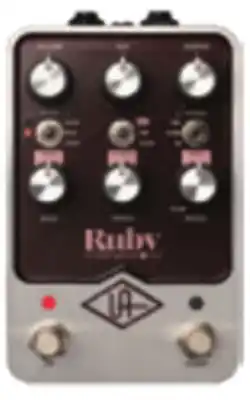 Long & McQuade Universal audio uafx ruby '63 top boost amplifier pedal offer