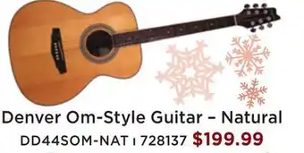 Long & McQuade Denver om style guitar - natural offer