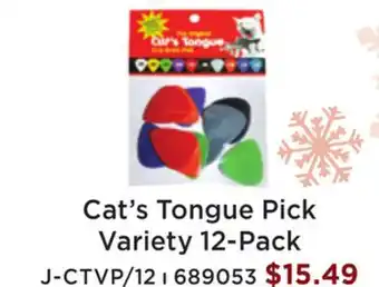 Long & McQuade Cat's tongue variety 12 pack offer