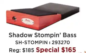 Long & McQuade Shadow sh-stompin - stompin' bass offer