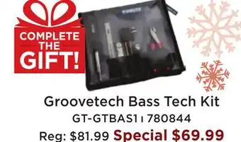 Long & McQuade Groovetech bass player tech kit offer