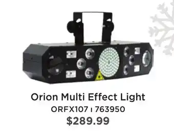 Long & McQuade Orion orfx107 star cluster multi effect light with laser offer