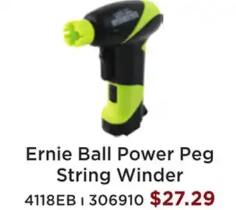 Long & McQuade Power peg string winder offer
