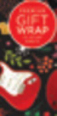 Long & McQuade Hal leonard wrapping paper: red guitar theme - 3 sheets (24x36) offer