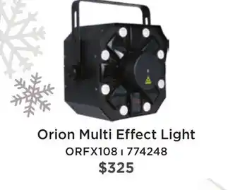 Long & McQuade Orion polaris 2 multi effect light offer