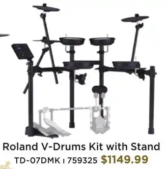 Long & McQuade Td-07dmk v-drums kit with stand offer