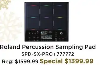 Long & McQuade Spd-sx pro percussion sampling pad offer