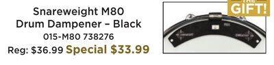 Long & McQuade Snareweight m80 drum dampener – black offer