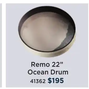 Long & McQuade Remo ocean drum - 2.5 x 22 inch, standard offer