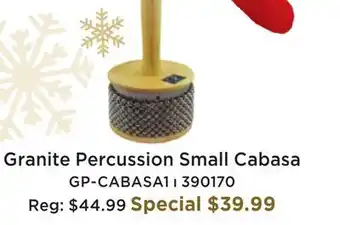 Long & McQuade Small cabasa offer