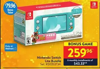Walmart Nintendo switch lite bundle offer