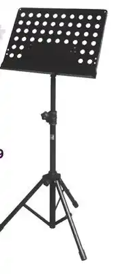 Long & McQuade Yorkville deluxe large book size music stand offer