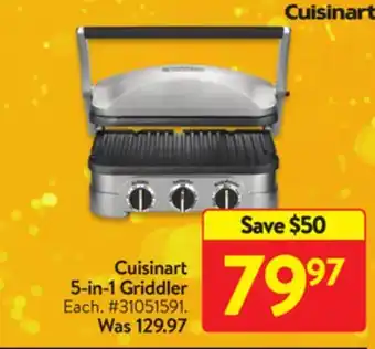Walmart Cuisinart 5-in-1 griddler offer