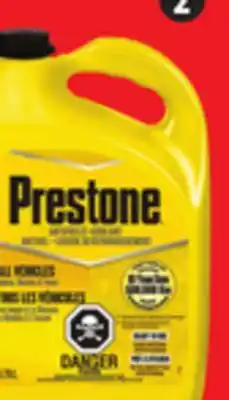 Canadian Tire Prestone premixed antifreeze/coolant, 3.78l offer