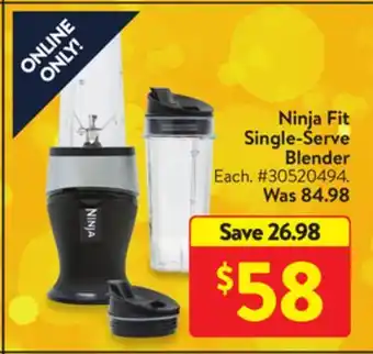Walmart Ninja fit single-serve blender offer