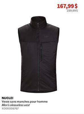 Atmosphere Arc'teryx - nuclei - men's sleeveless vest offer