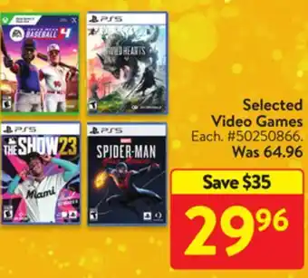 Walmart Selected video games offer