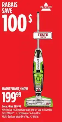 Canadian Tire Bissell crosswave all-in-one multi-surface wet/dry vac offer