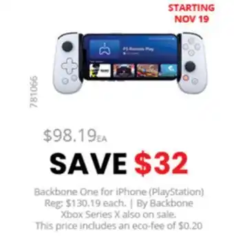 GameStop Backbone one for iphone (playstation) offer
