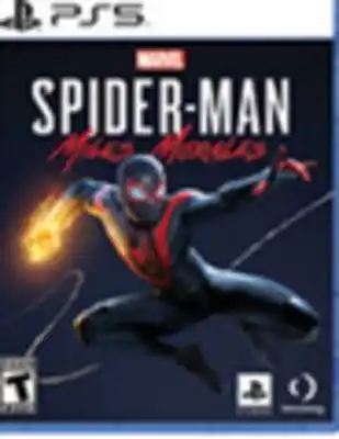 GameStop Ps5 marvel's spider-man: miles morales offer