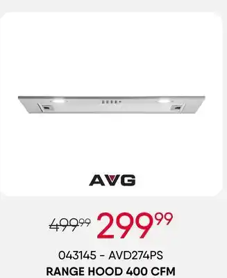 Meubles RD Range hood 400 cfm offer