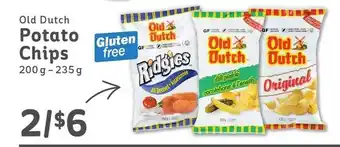 IGA Old Dutch Potato Chips offer