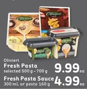 IGA Olivieri Fresh Pasta selected 500g - 700g offer