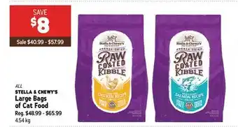 Ren’s Pets Depot All stella & chewy's large bags of cat food offer
