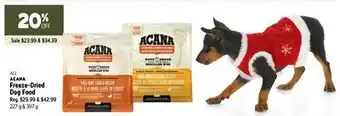 Ren’s Pets Depot All acana freeze-dried dog food offer