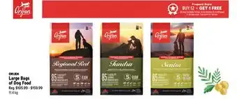 Ren’s Pets Depot Orijen large bags of dog food offer