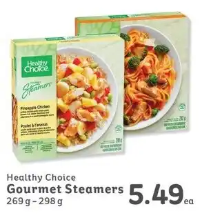 IGA Healthy Choice Gourmet Steamers offer
