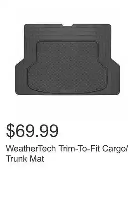 Costco Weathertech trim-to-fit cargo/trunk mat offer