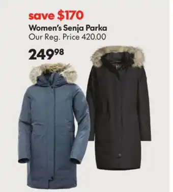 Sport Chek Women's senja parka offer