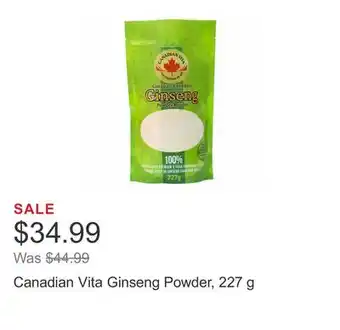 Costco Canadian vita ginseng powder, 227 g offer