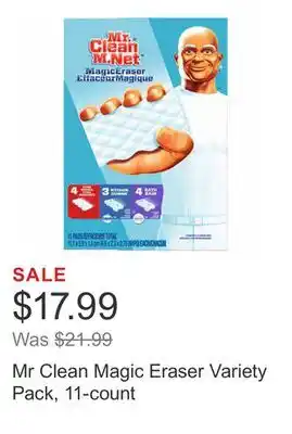 Costco Mr clean magic eraser variety pack, 11-count offer