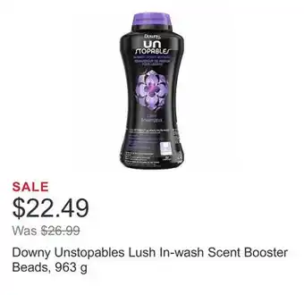 Costco Downy unstopables lush in-wash scent booster beads, 963 g offer