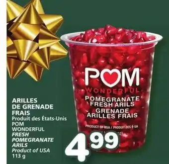 IGA POM WONDERFUL FRESH POMEGRANATE ARILS offer