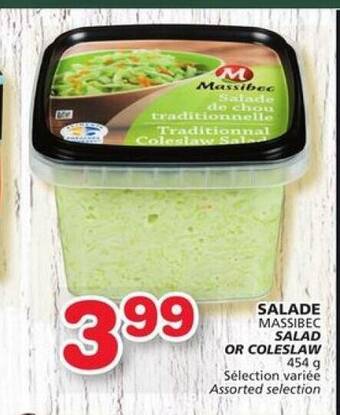 IGA SALAD OR COLESLAW 454g offer