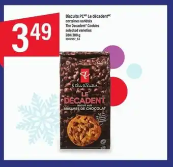 Maxi The Decadent Cookies selected varieties 280/300g 20612257 EA offer