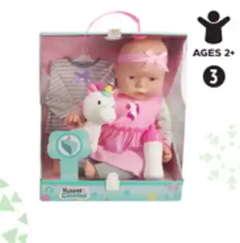 Canadian Tire Kisses & cuddles 18 baby with accessories offer