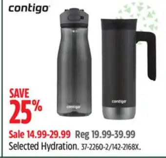 Canadian Tire Selected contigo hydration offer