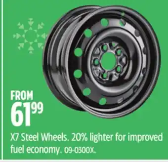 Canadian Tire Macpek x7 steel wheels offer