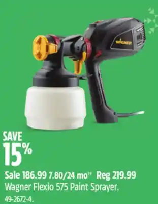 Canadian Tire Wagner flexio 575 paint sprayer offer