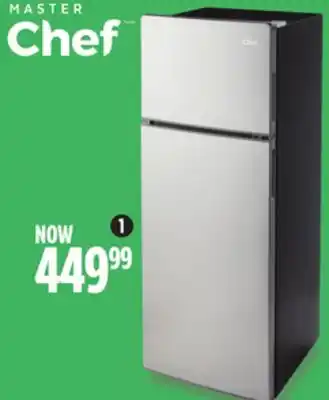 Canadian Tire Master chef 7.2 cu-ft stainless-steel look fridge offer
