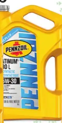 Canadian Tire Pennzoil platinum euro synthetic motor oil offer